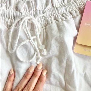 Stoney Clover Lane x Target Collab white skirt with heart details ✨NWT✨